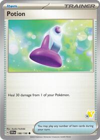 Potion - Pikachu 15 188/192 Battle Academy 2024 Pokémon card