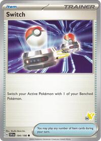 Switch - Pikachu 52 194/198 Battle Academy 2024 Pokémon card