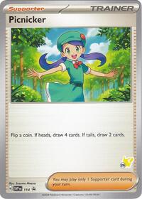 Picnicker - Pikachu 26 114 Battle Academy 2024 Pokémon card