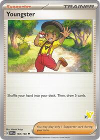 Youngster - Pikachu 21 198/198 Battle Academy 2024 Pokémon card