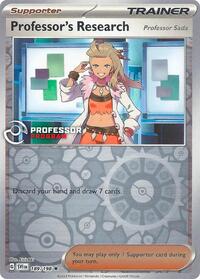 Professor's Research [Professor Sada] 189/198 Professor Program Promos Reverse Holo Pokémon card