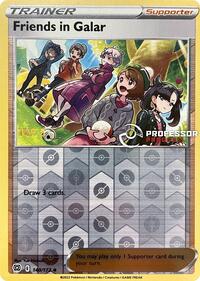Friends in Galar (2022) 140/172 Professor Program Promos Reverse Holo Pokémon card