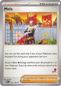Mela - Armarouge 54 167/182 Battle Academy 2024 Pokémon card