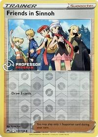 Friends in Sinnoh (2023) 131/159 Professor Program Promos Reverse Holo Pokémon card