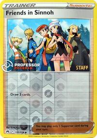 Friends in Sinnoh (2023) [Staff] 131/159 Professor Program Promos Pokémon card