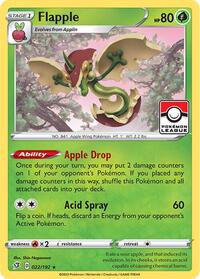 Flapple (League Promo) 022/192 · Reverse Holo