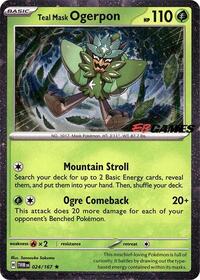 Teal Mask Ogerpon (Cosmos Holo) (EB Games Exclusive) 024/167