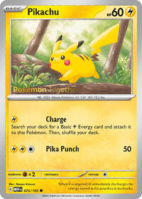 Pikachu (Pokemon Together) 025/165