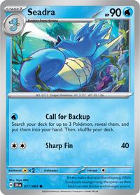 Seadra 011/064 · Reverse Holo