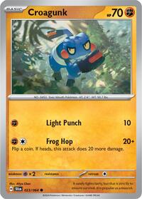 Croagunk 023/064 · Reverse Holo