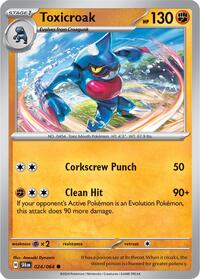 Toxicroak 024/064 · Reverse Holo