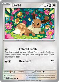 Eevee 050/064 · Reverse Holo