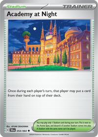 Academy at Night 054/064 Shrouded Fable Reverse Holo Pokémon card