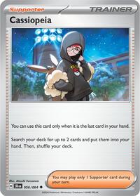 Cassiopeia 056/064 Shrouded Fable Reverse Holo Pokémon card