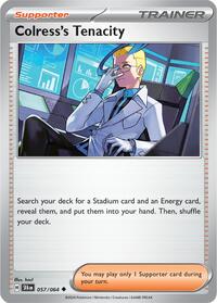 Colress's Tenacity 057/064 Shrouded Fable Reverse Holo Pokémon card