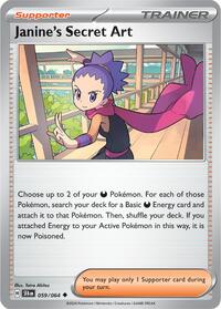 Janine's Secret Art 059/064 Shrouded Fable Reverse Holo Pokémon card