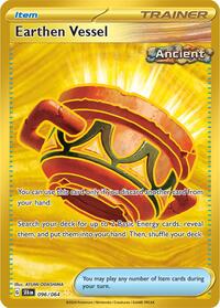 Earthen Vessel 096/064 Shrouded Fable Pokémon card