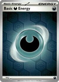 Basic Darkness Energy (Reverse Holofoil) 7 Shrouded Fable Reverse Holo Pokémon card