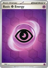 Basic Psychic Energy 5 Shrouded Fable Reverse Holo Pokémon card