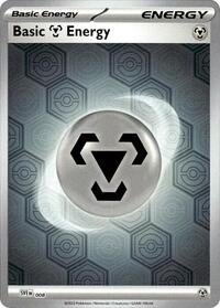 Basic Metal Energy (Reverse Holofoil) 8 Shrouded Fable Reverse Holo Pokémon card