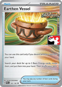 Earthen Vessel 163/182 Prize Pack Series Cards Pokémon card