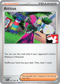 Atticus 077/091 Prize Pack Series Cards Pokémon card