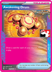 Awakening Drum 141/162 Prize Pack Series Cards Pokémon card