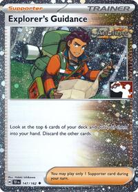Explorer's Guidance (Cosmos Holo) 147/162 Prize Pack Series Cards Pokémon card