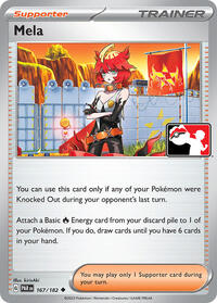 Mela 167/182 Prize Pack Series Cards Pokémon card