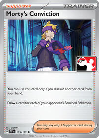 Morty's Conviction 155/162 Prize Pack Series Cards Pokémon card
