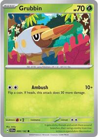 Grubbin 009/142 · Reverse Holo