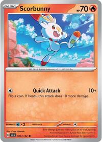 Scorbunny 026/142 · Reverse Holo