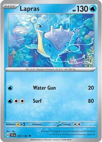 Lapras 031/142 · Reverse Holo