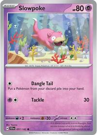 Slowpoke 057/142 · Reverse Holo