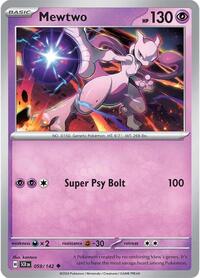 Mewtwo 059/142 · Reverse Holo