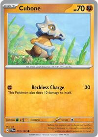 Cubone 072/142 · Reverse Holo