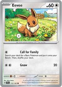 Eevee 113/142 · Reverse Holo