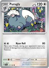 Purugly 117/142 · Reverse Holo
