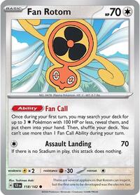 Fan Rotom 118/142 · Reverse Holo