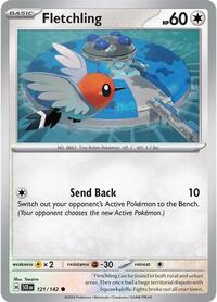 Fletchling 121/142 · Reverse Holo