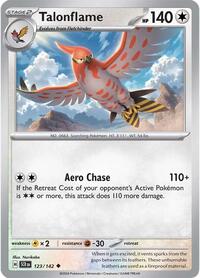 Talonflame 123/142 · Reverse Holo