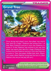 Grand Tree 136/142 Stellar Crown Pokémon card
