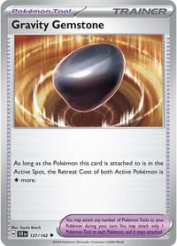 Gravity Gemstone 137/142 Stellar Crown Reverse Holo Pokémon card