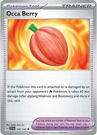 Occa Berry 140/142 Stellar Crown Reverse Holo Pokémon card