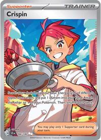 Crispin 164/142 Stellar Crown Pokémon card