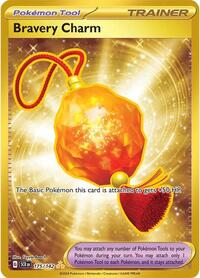 Bravery Charm 175/142 Stellar Crown Pokémon card