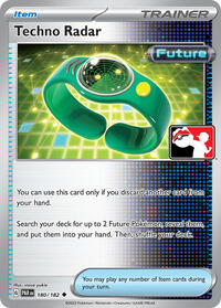 Techno Radar 180/182 Prize Pack Series Cards Pokémon card