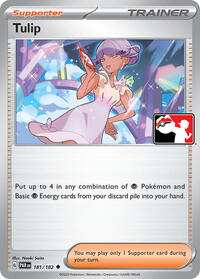 Tulip 181/182 Prize Pack Series Cards Pokémon card