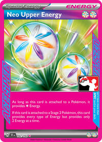 Neo Upper Energy 162/162 Prize Pack Series Cards Pokémon card
