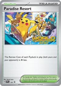 Paradise Resort (World Championships 2024) 150 Scarlet & Violet Promo Cards Pokémon card